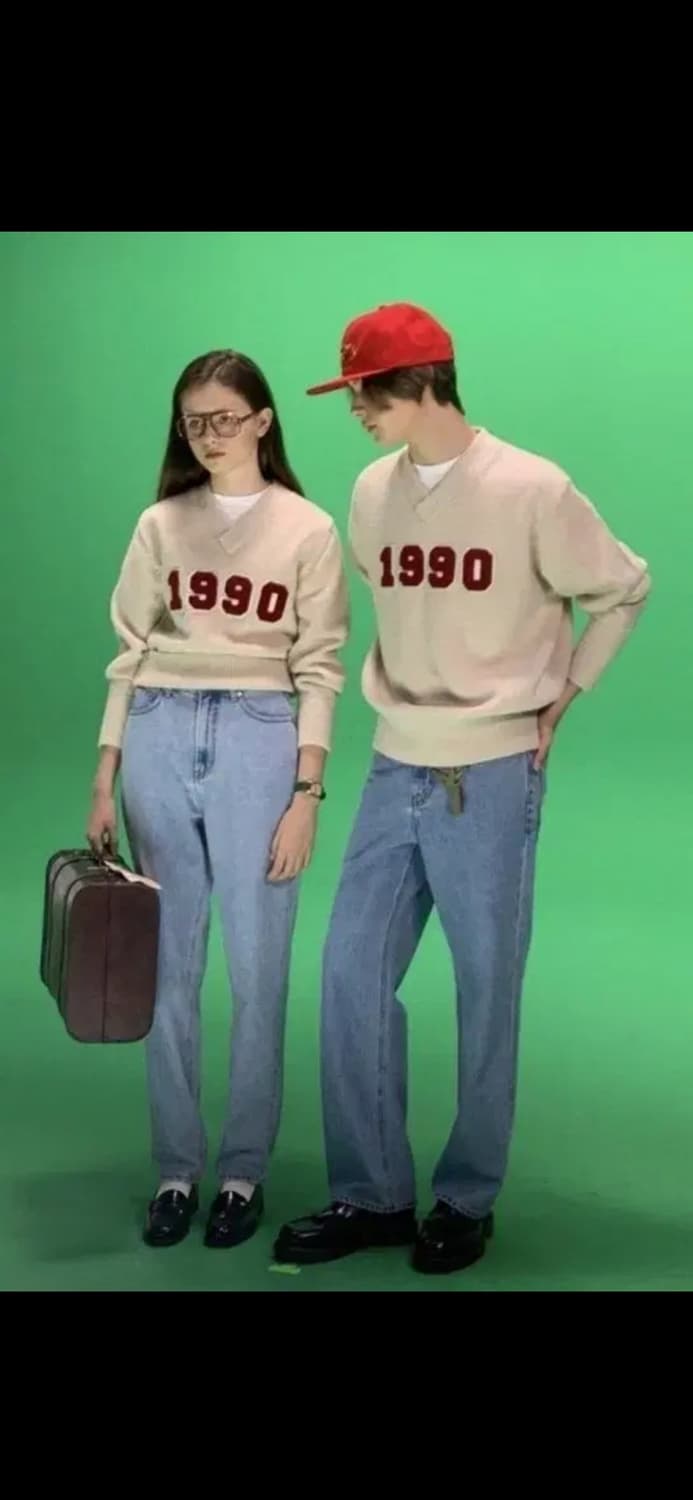 Stu 니트 1999 아이보리 상품이미지1