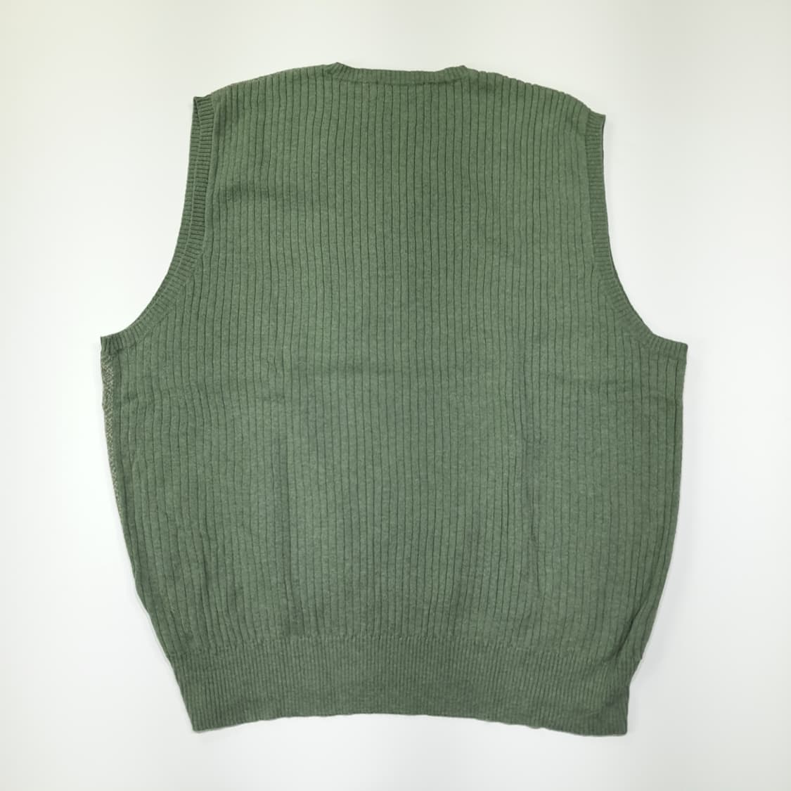 CL156 폴로 코튼실크 90s홍콩판 세이지그린 니트 베스트 상품이미지6