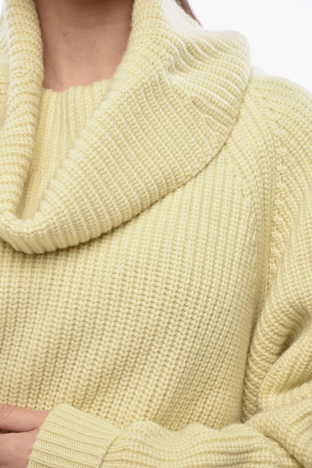 SA SU PHI 사 수 파이 캐시미어블렌드 퍼넬넥 골지 니트 스웨터 상품이미지5