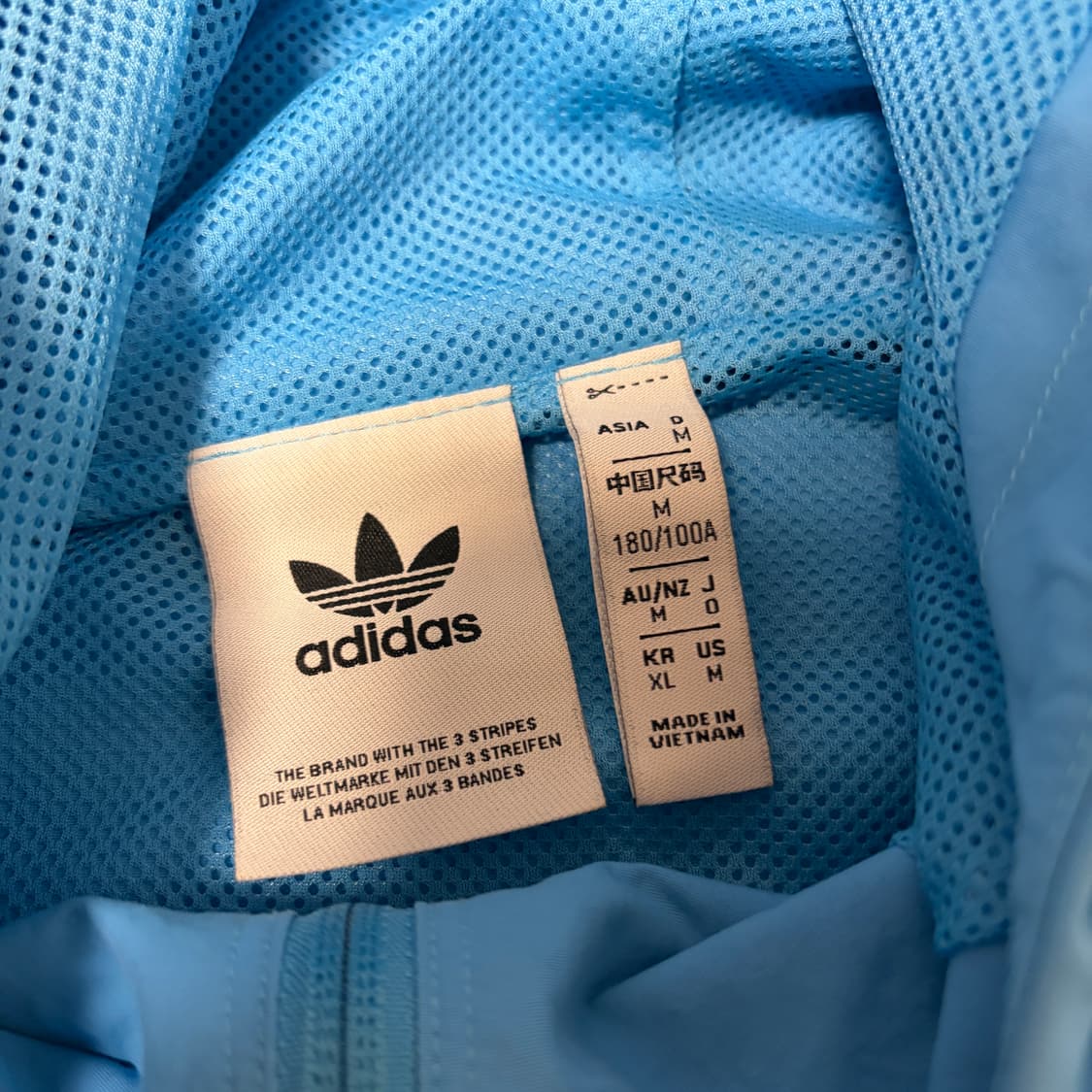 아디다스 배색 아노락 바람막이 웜업 상품이미지4