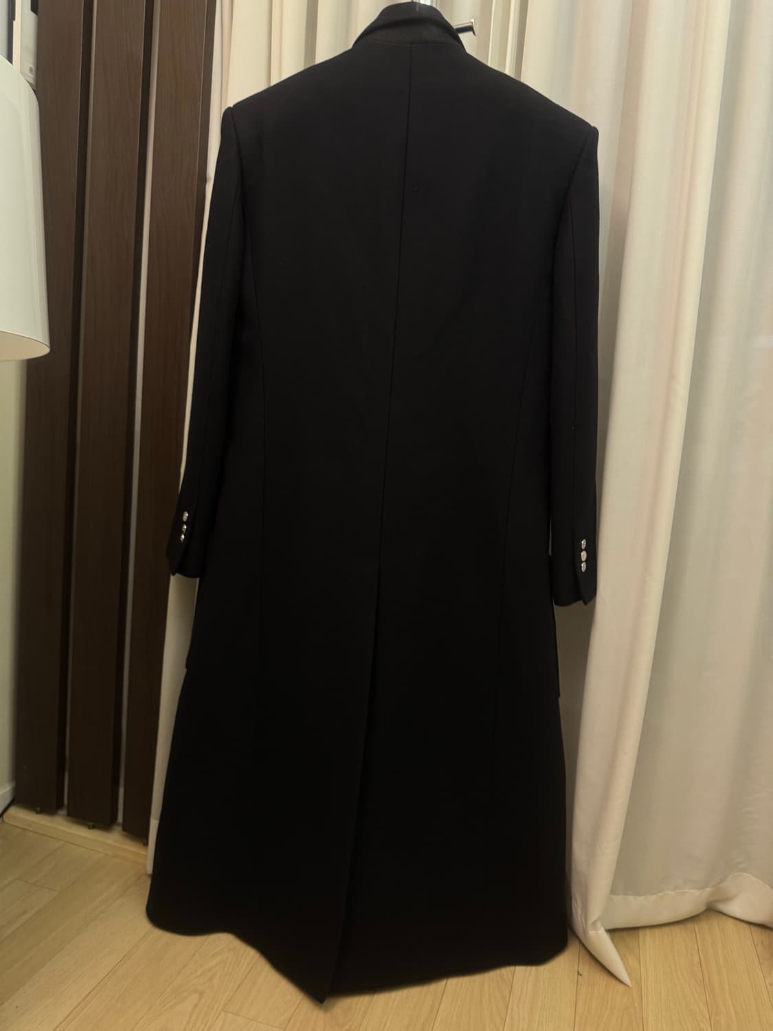 balmain 발망 남성 더블 브레스드 오버핏 버진울 코트 상품이미지9