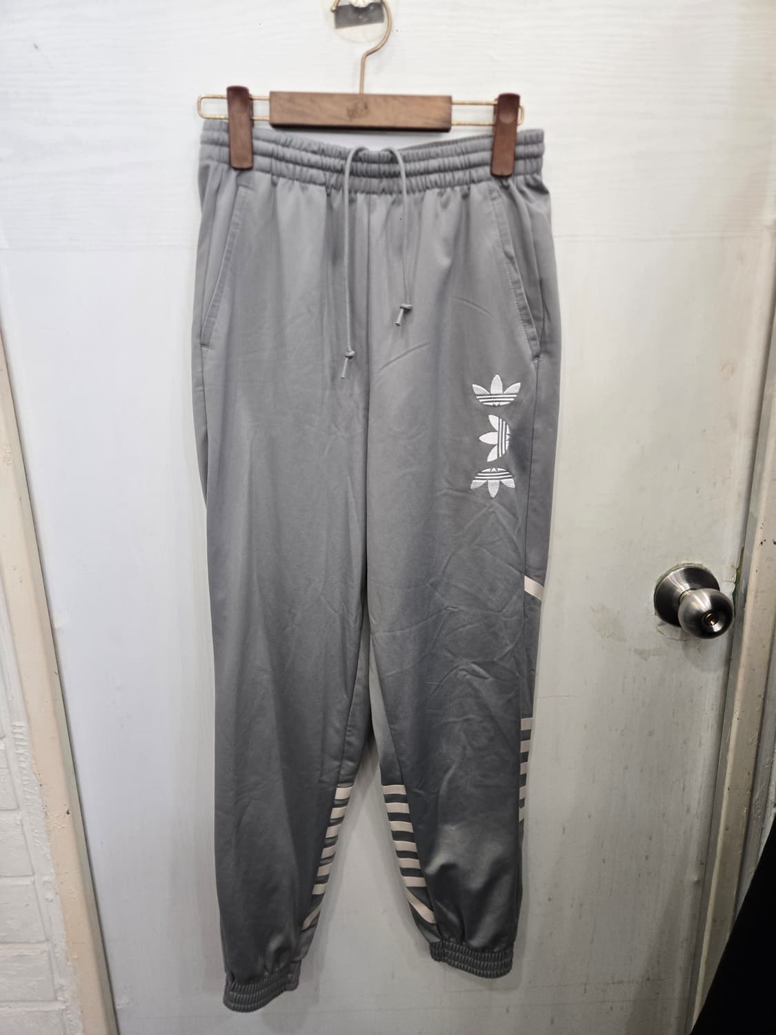 S,90 넉넉한핏 )) adidas 아디다스 바지! 허리고무줄! 짱예뻐요 상품이미지2