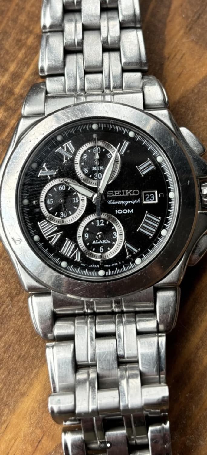 [정품] Seiko 세이코 크로노그래프 SNA525J1  상품이미지2