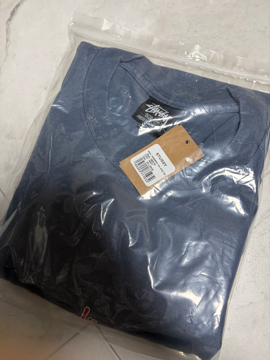 스투시 홈브루 피그먼트 다이드 티셔츠 네이비 상품이미지3