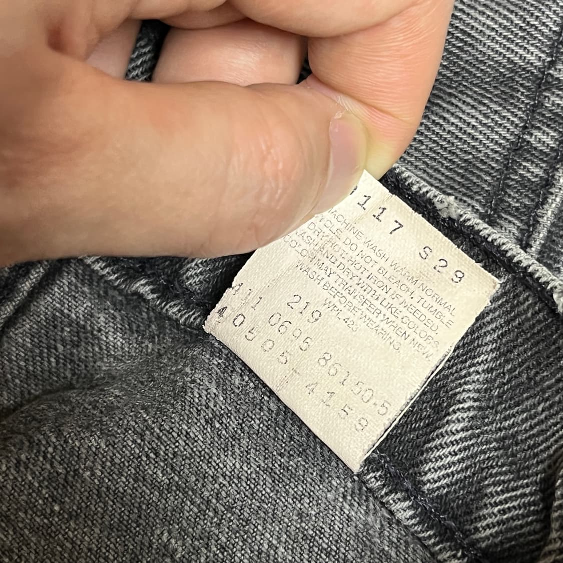 90s 리바이스505 오렌지탭 [32/표기34] 상품이미지7