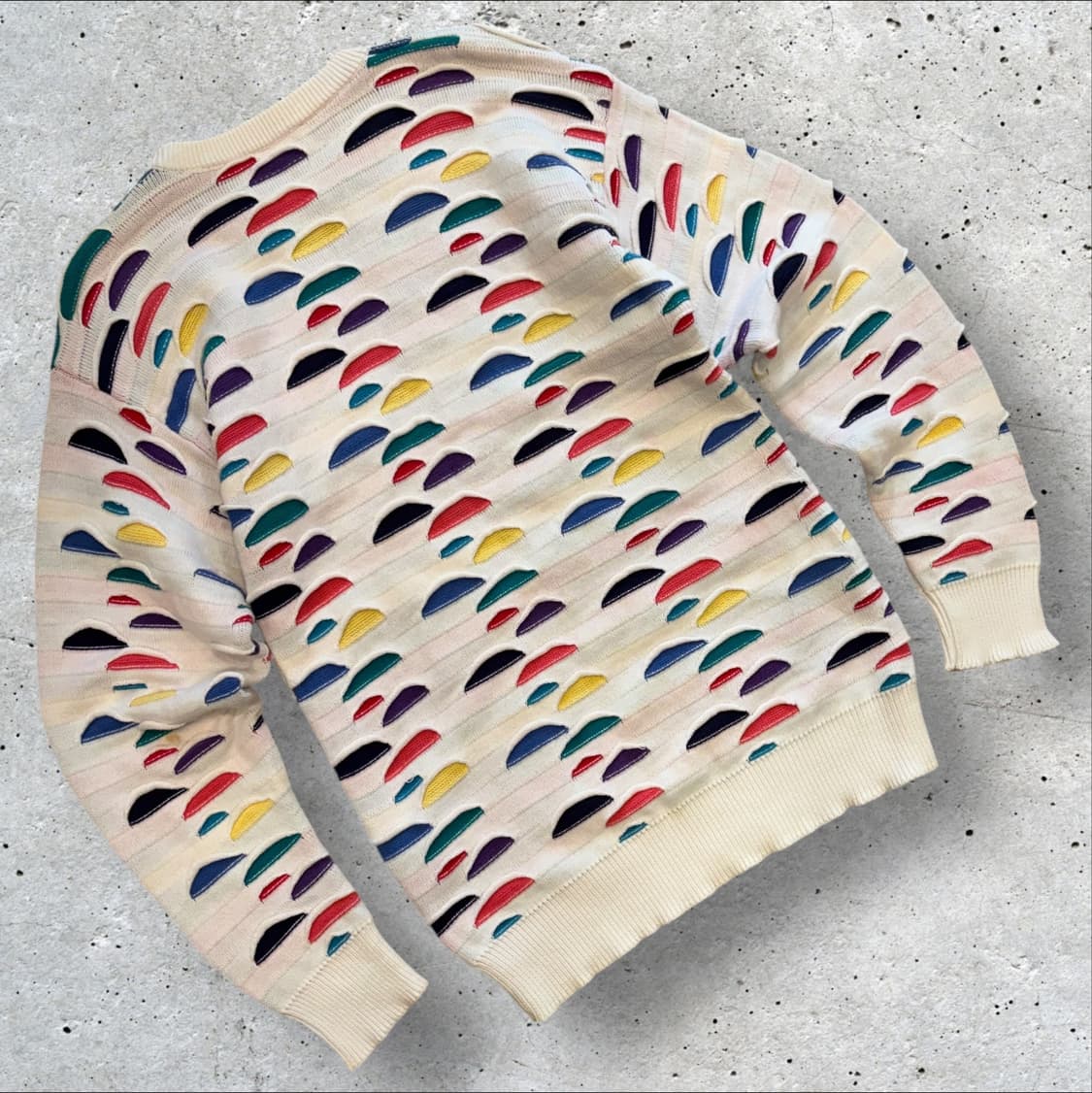 [L] LORD JEFF 로드제프 컷오프 그런지 빈티지 니트 C628 상품이미지2