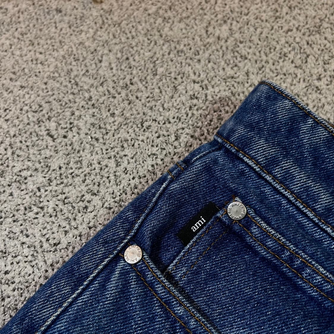ami 아미 데님 와이드 팬츠 상품이미지3
