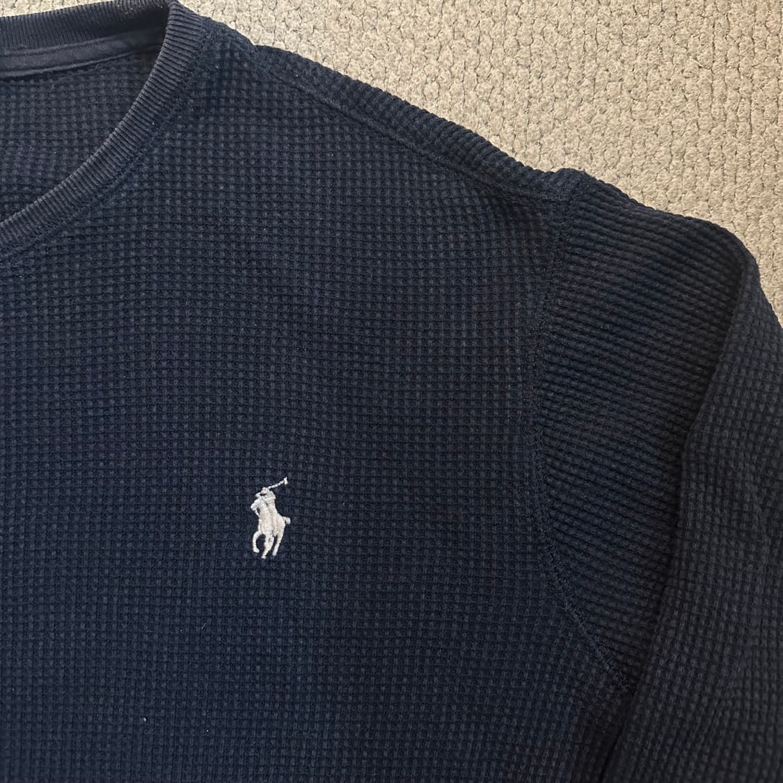 폴로 Polo 와플 써멀 롱슬리브 티셔츠 상품이미지4