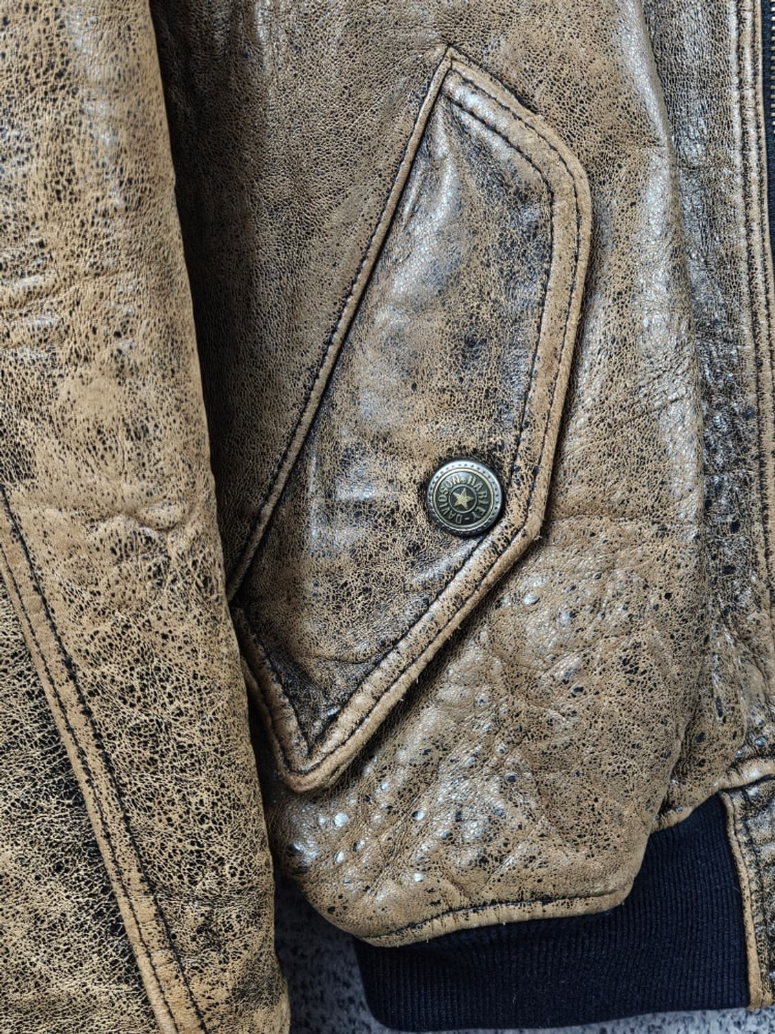 할리데이비슨 모터사이클 스포츠 레더 봄버 자켓 ( M ) / 11136 상품이미지4