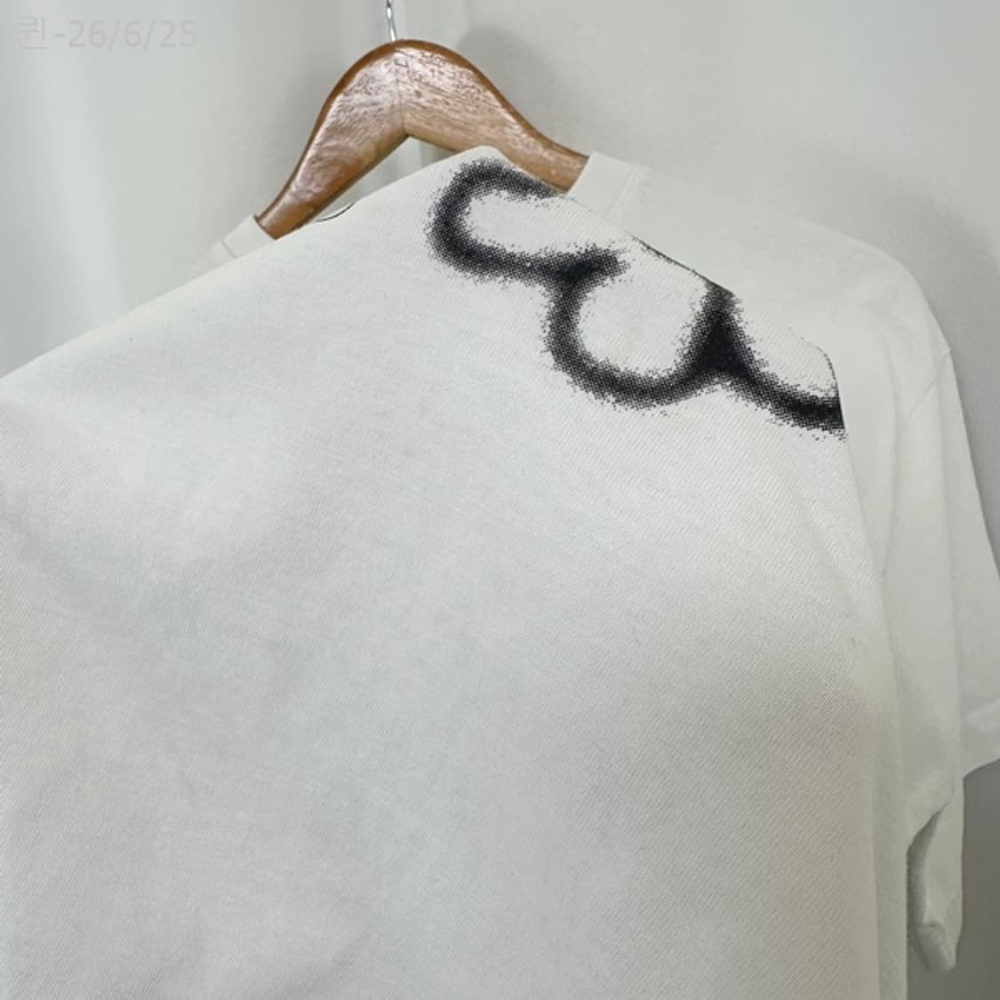 GAINSBORO 여자 면 반팔티 화이트 S 상품이미지7