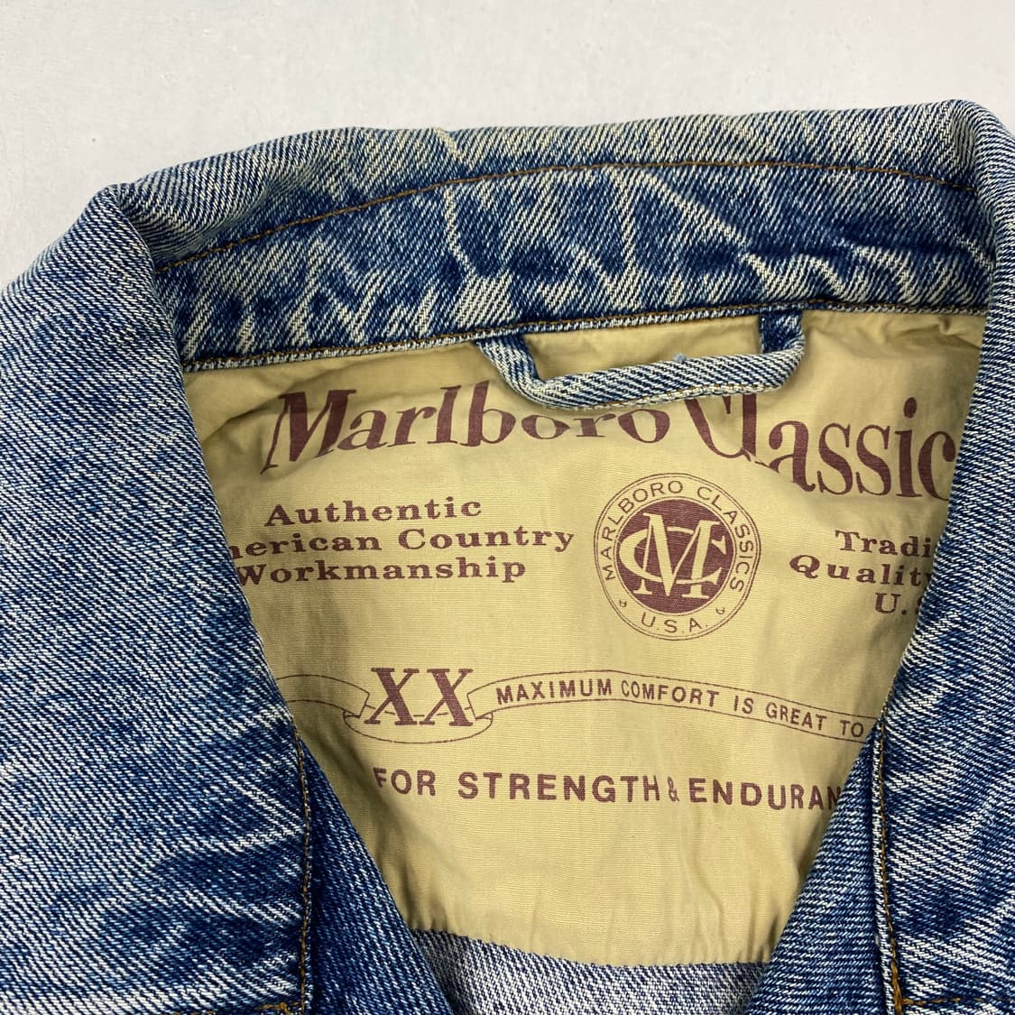 말보로 클래식 빈티지 포켓 데님 트러커 자켓 (100) 상품이미지10