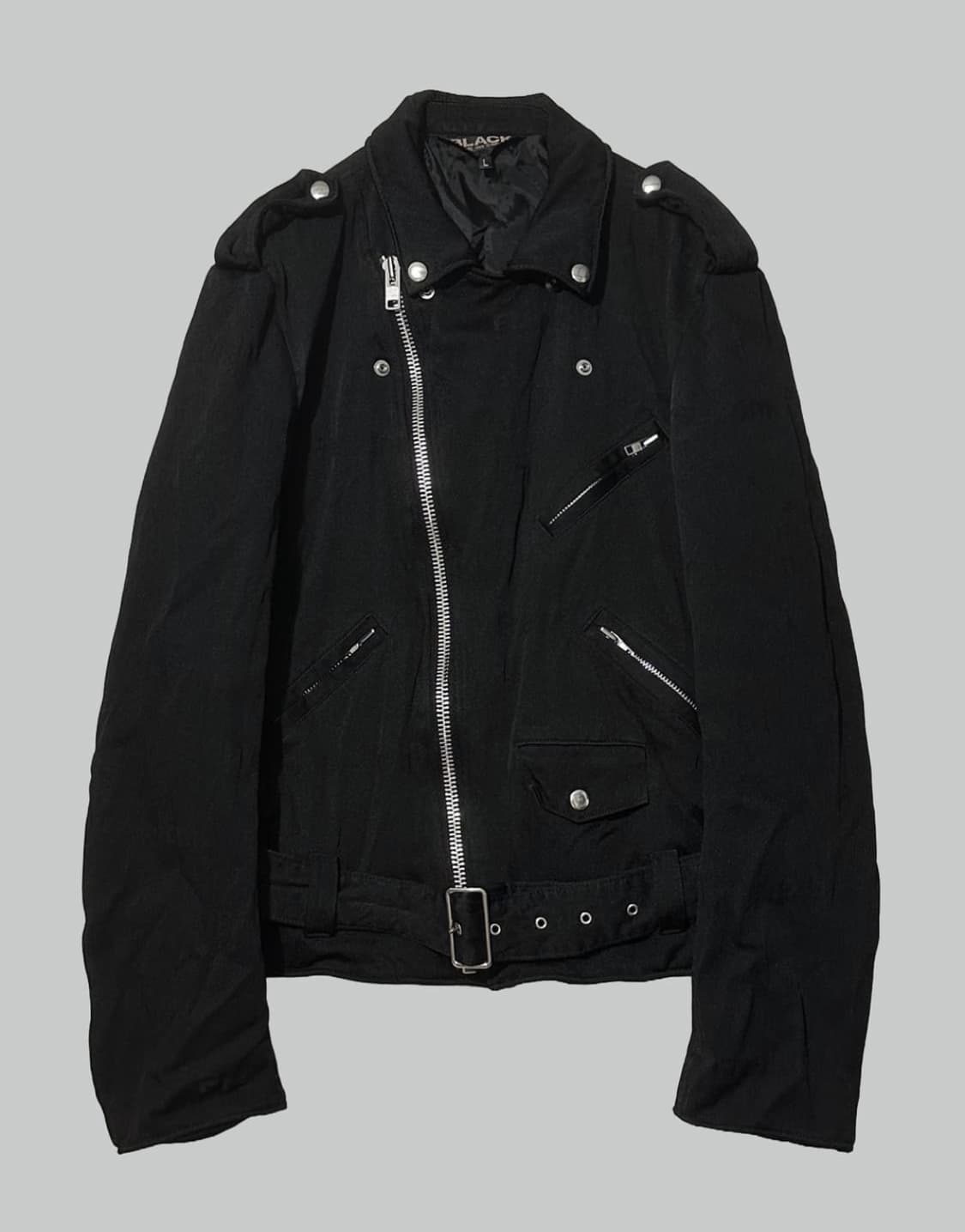 꼼데가르송 블랙 축융 폴리 라이더 M 상품이미지1