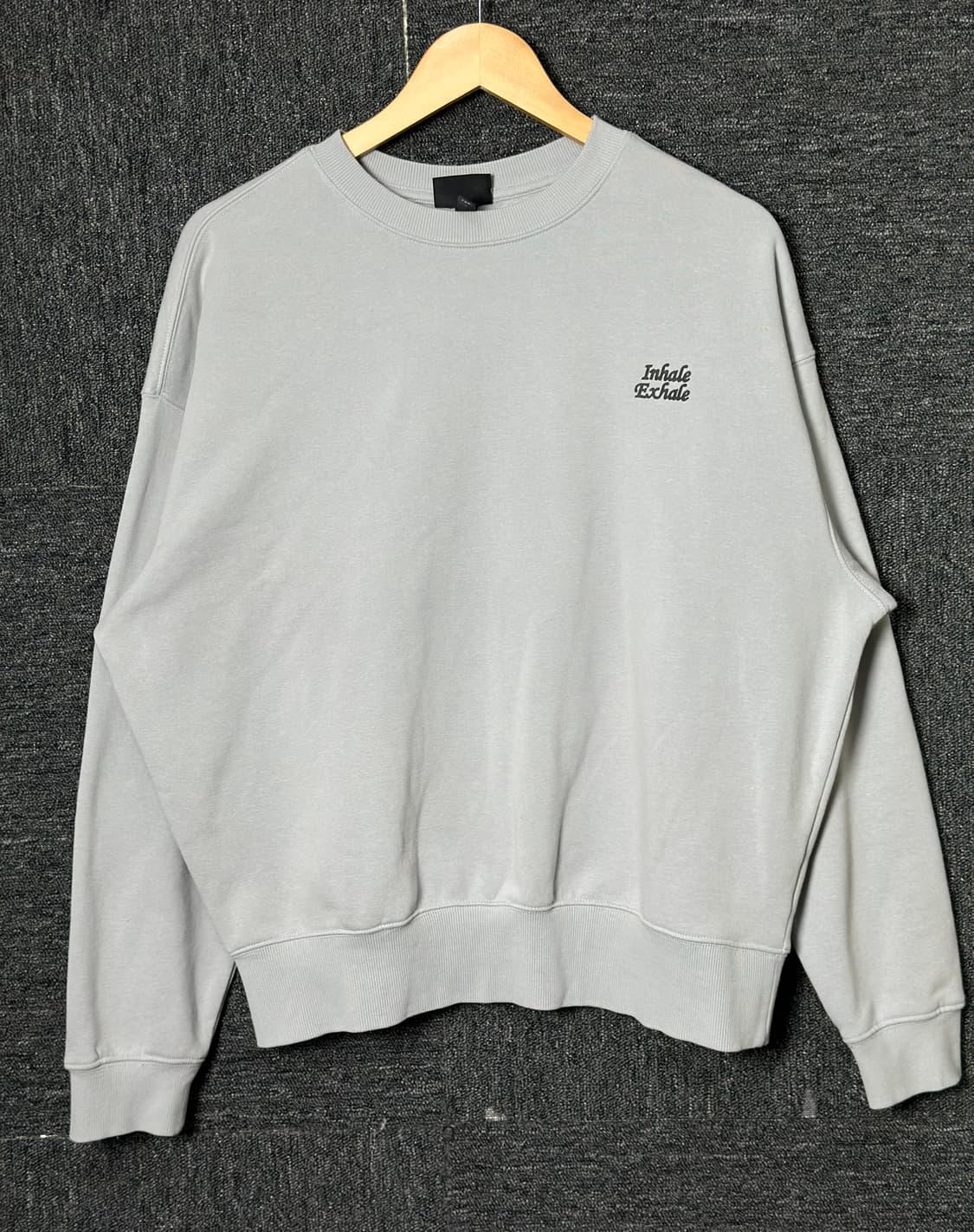 H&M Inhale Exhale 맨투맨 S 상품이미지2