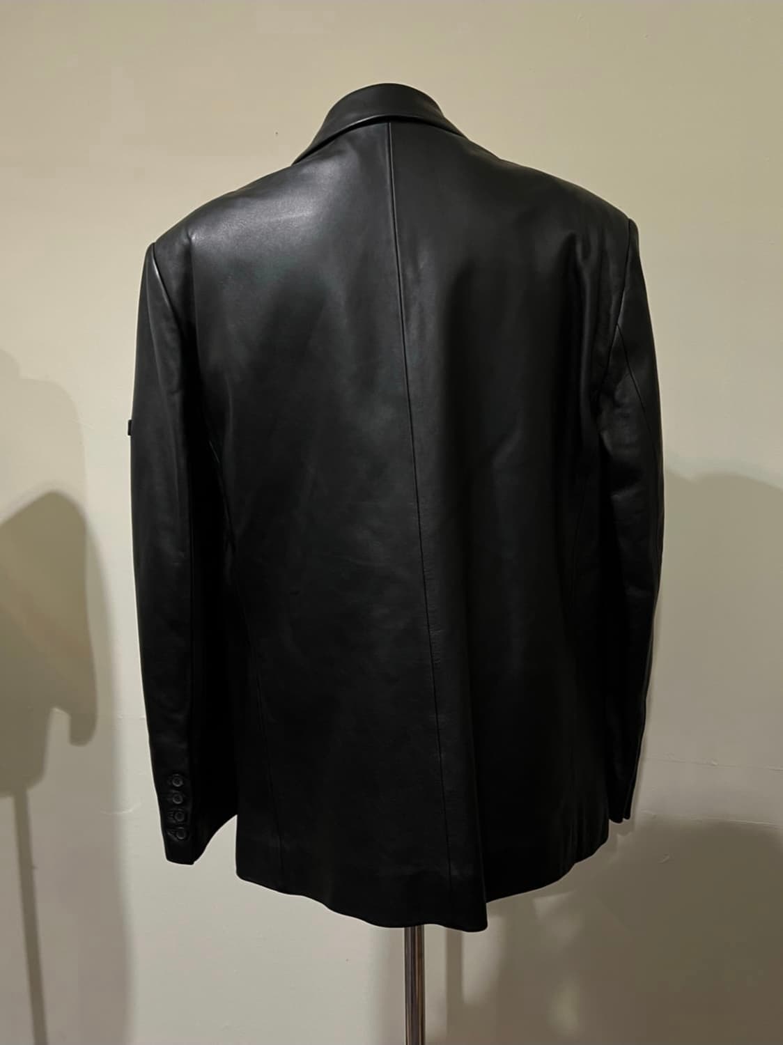 발렌시아가 패치 레더 싱글 블레이저 자켓 34사이즈 팝니다 상품이미지5