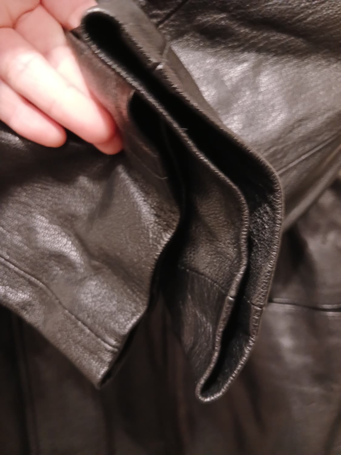 ROBO 정품 여성 천연가죽 (염소) 소재 후드 점퍼 87-96-165 상품이미지9