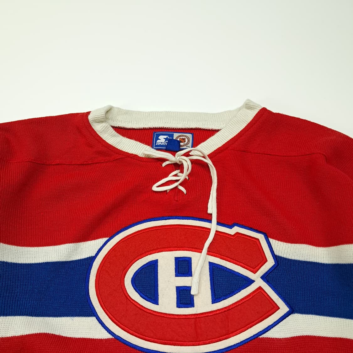 CL210 L 스타터 90s한국판 NHL 캐나디언스 레드 하키스웨터 상품이미지2