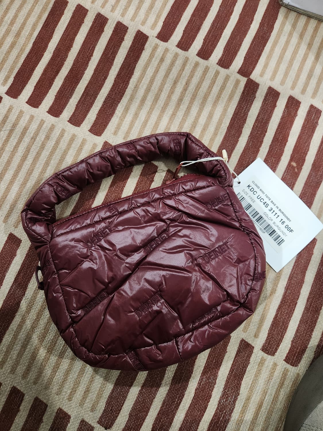 다이닛 미니 토트 백 (버건디) 상품이미지1