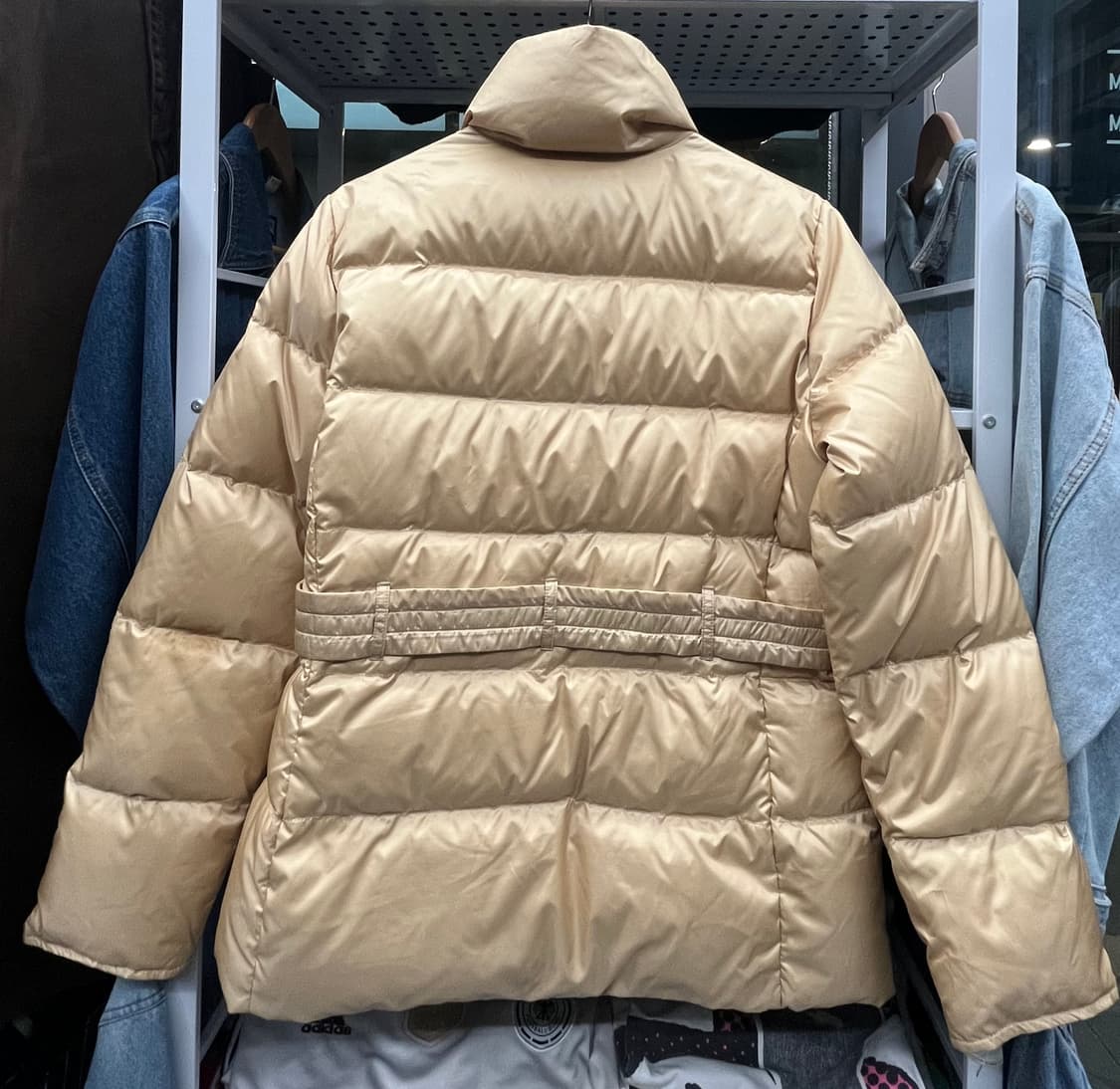 폴로 랄프로렌 여성 패딩 점퍼 골드 상품이미지5