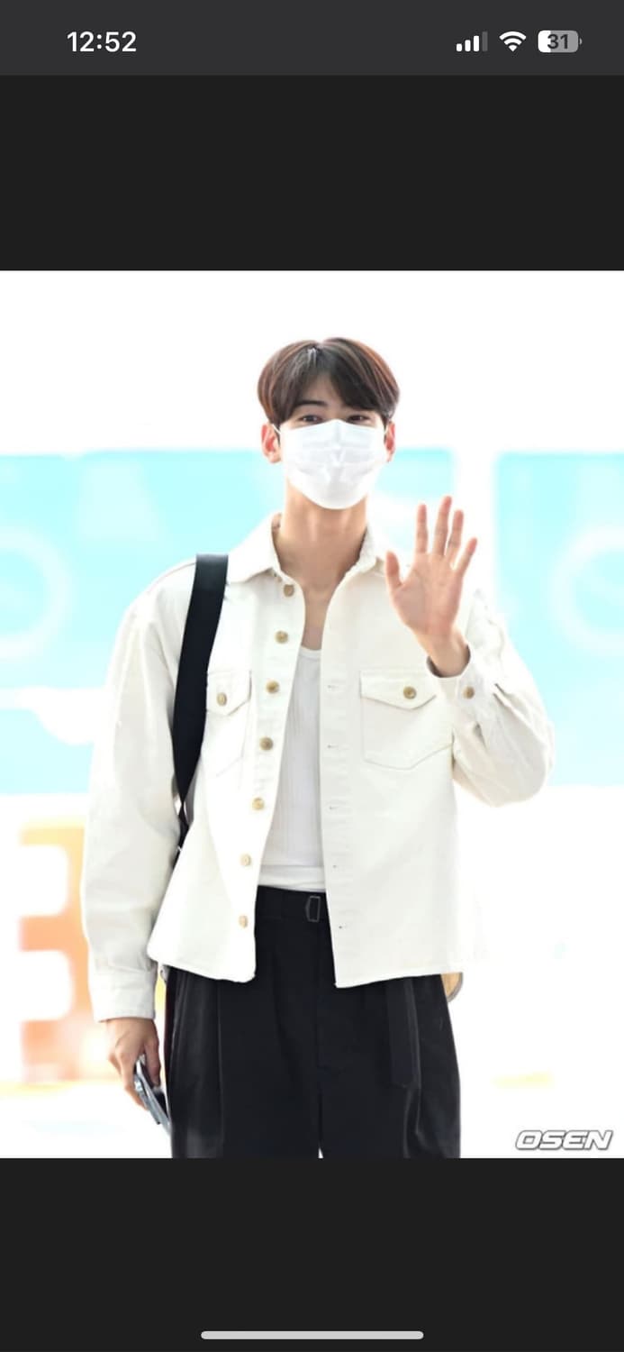 렉토 오프화이트 셔츠 자켓 S 상품이미지7