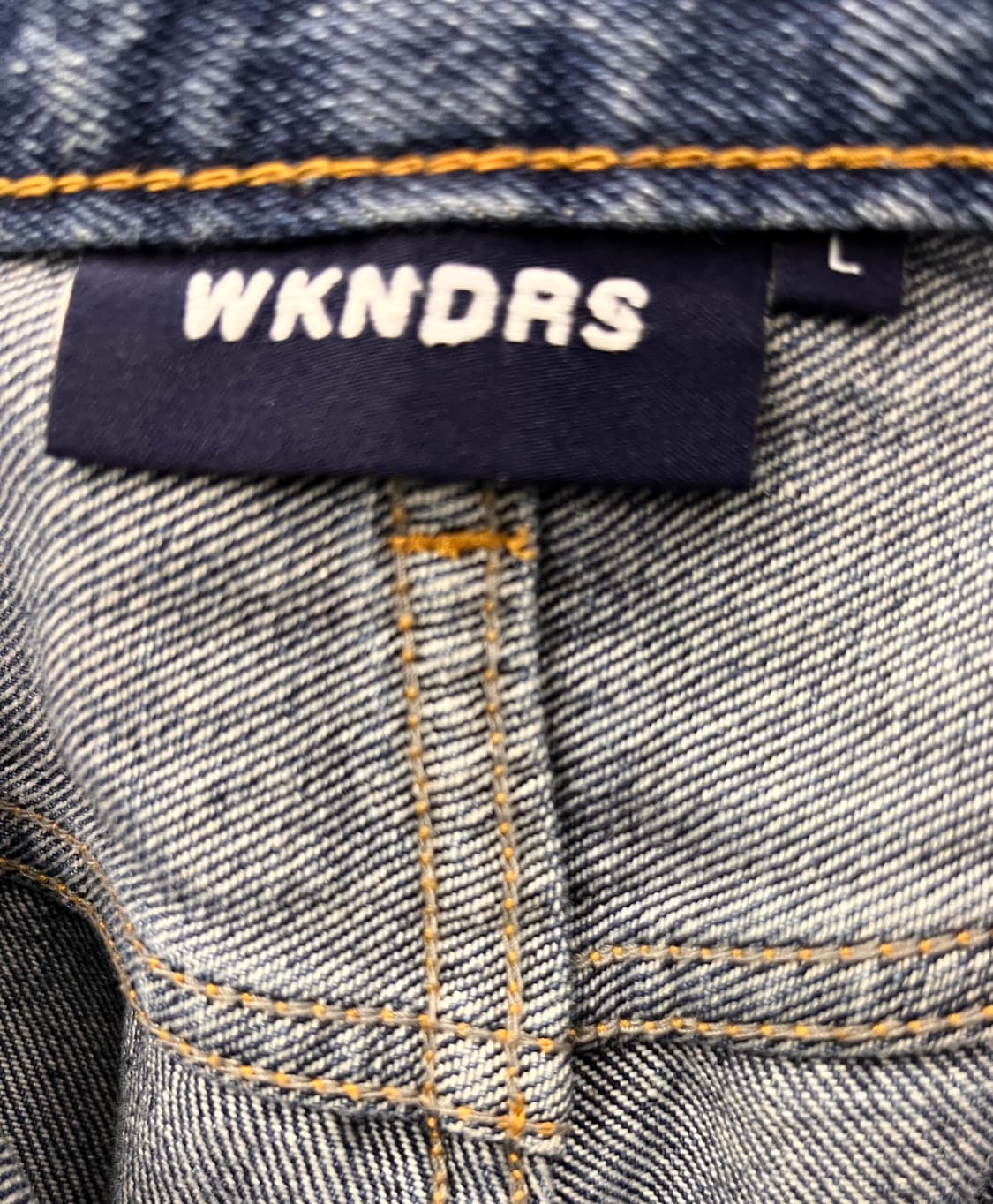 위캔더스 WKNDRS 카펜터 데님 팬츠 L 상품이미지4