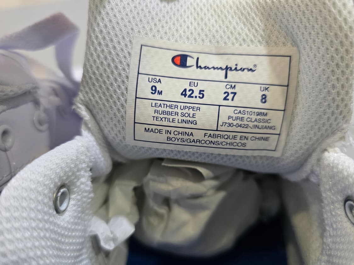 챔피온 클래식 흰색 스니커즈 270 새상품 상품이미지3