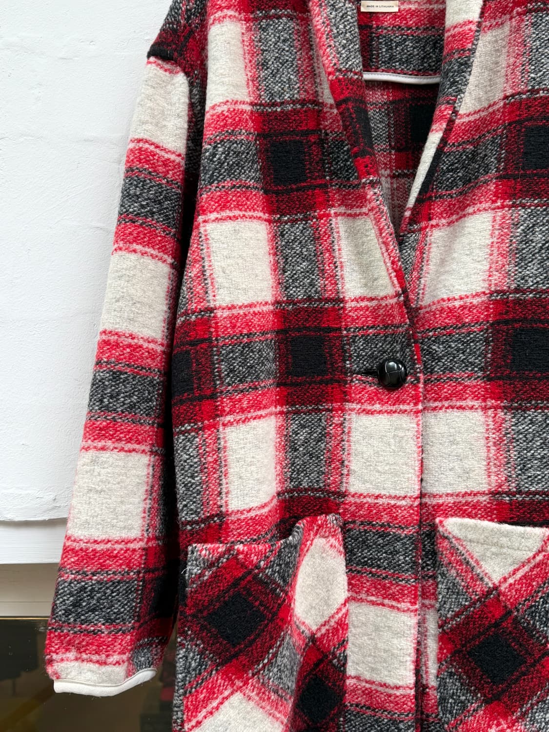 Isabel Marant 체크 몰레톤 플리스 코트 34 상품이미지3