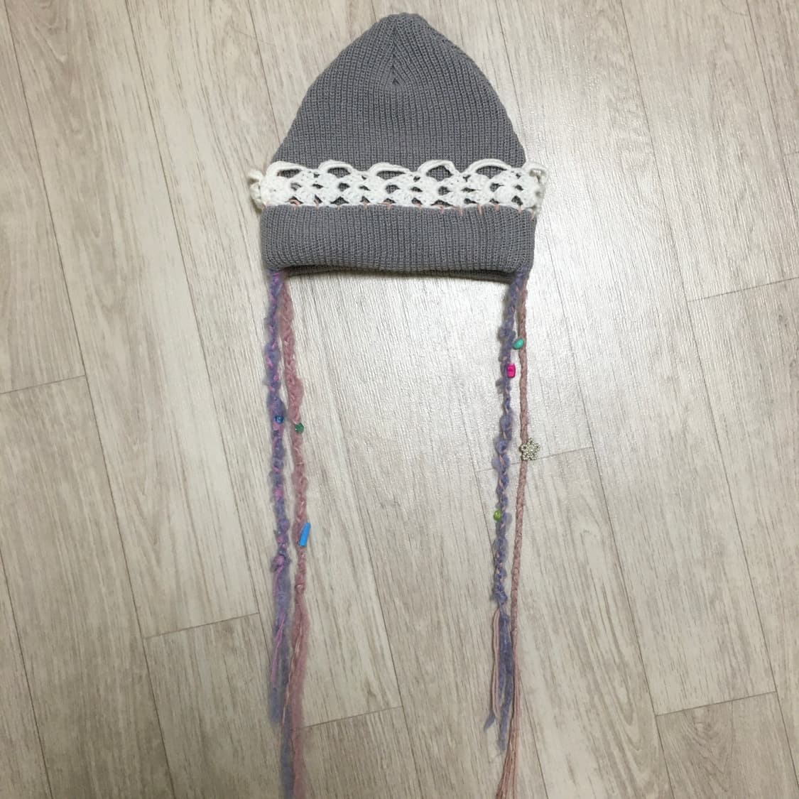 하라주쿠 SHEEP yusho 핸드메이드 비니 상품이미지3