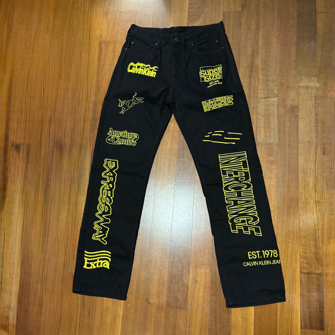 205W39NYC 캘빈 by raf simons 라프시몬스 데님 팬츠 상품이미지1