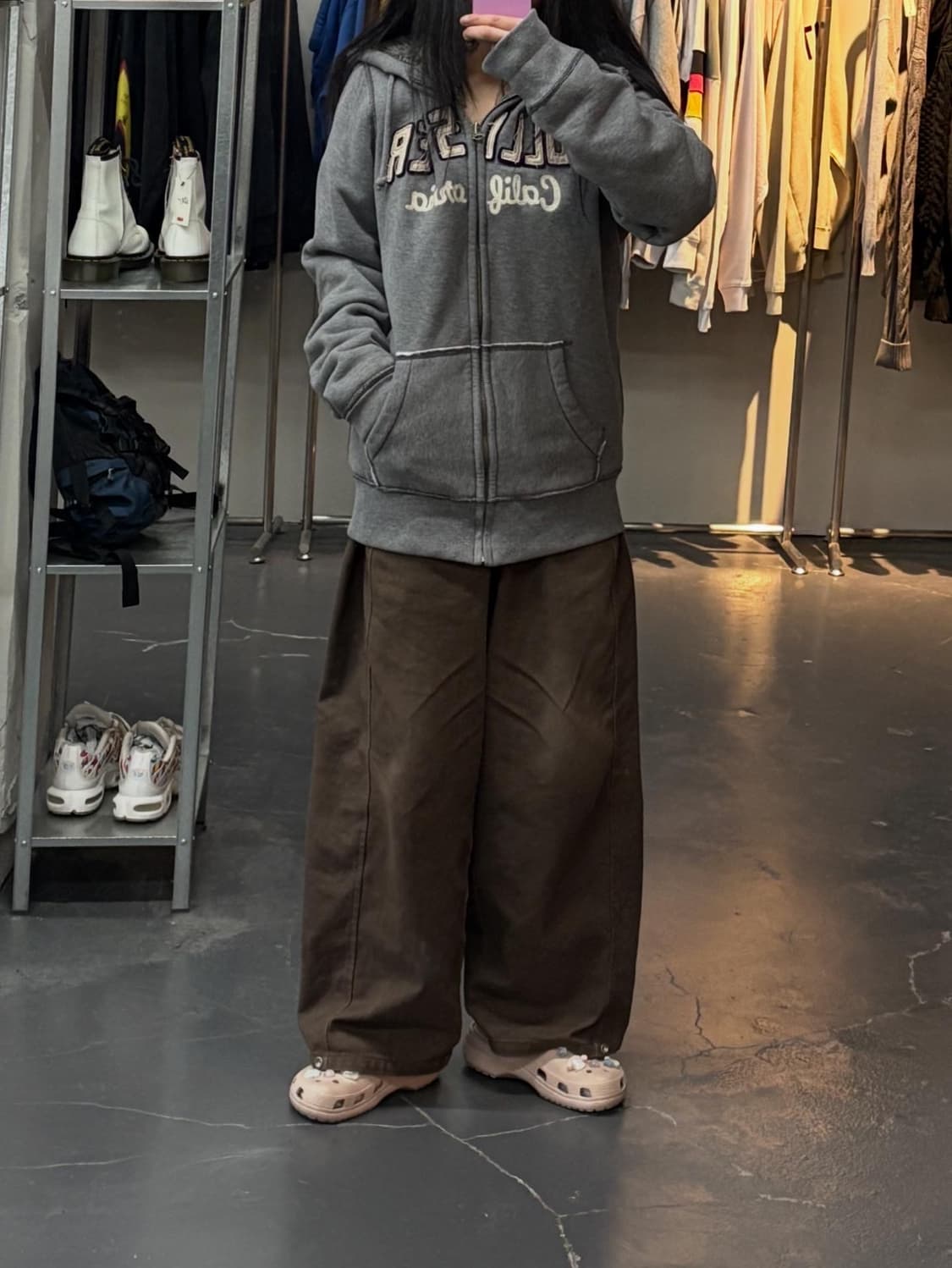 홀리스터 센터로고 울프죠 후드집업 A2875 상품이미지1