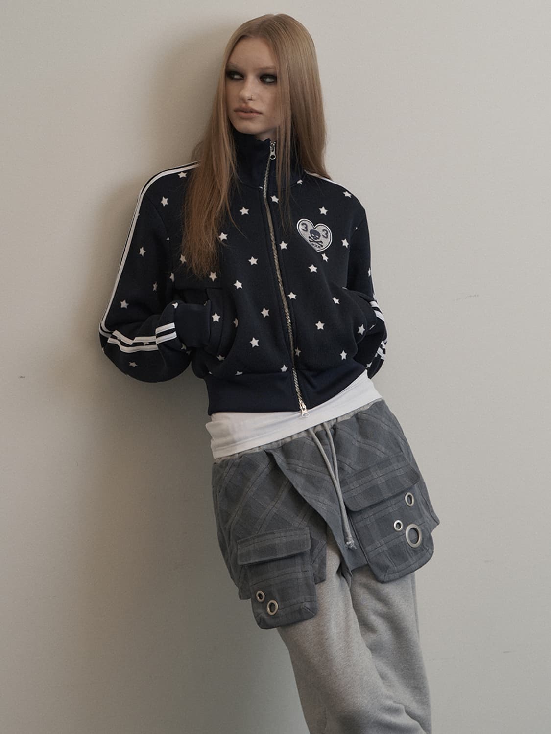 STAR SPORTY ZIP-UP / NAVY 상품이미지4
