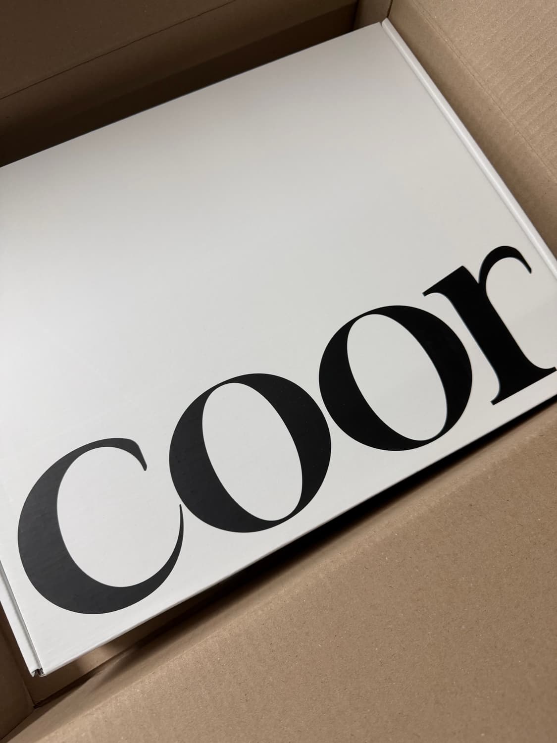 쿠어 헤어리 믹스드 아가일 크루넥 스웨터 (멜란지브라운)  상품이미지2