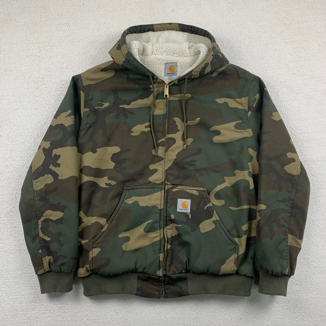 칼하트 WIP 파일 라인드 액티브 자켓 카모 패턴 상품이미지1