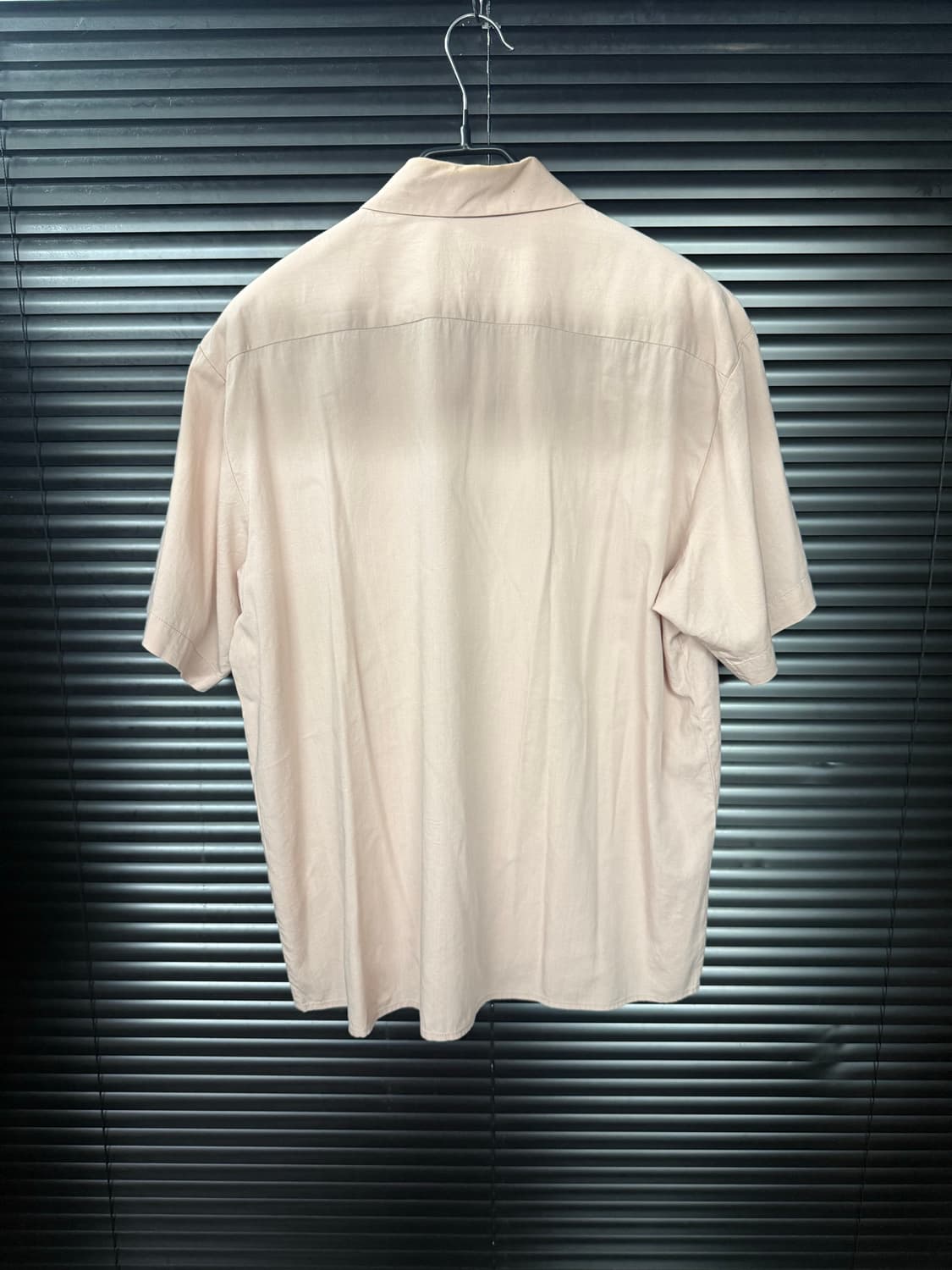 디키즈 핑크 오픈 카라 포켓 반팔 워크 셔츠 일본판 여름 얇은 M 95 상품이미지6