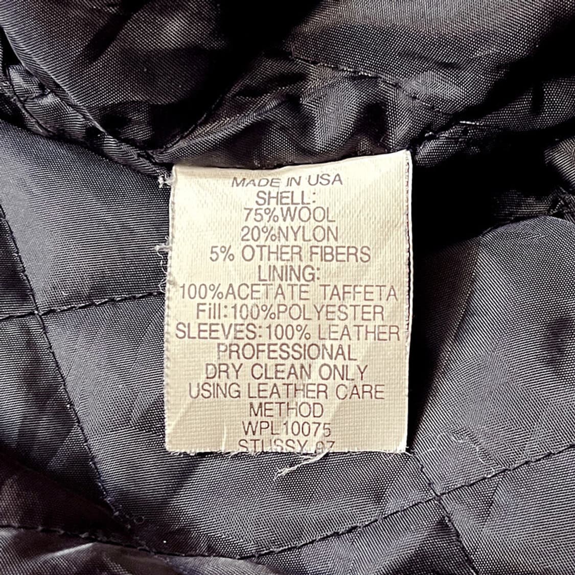 90s Stussy 스투시 빈티지 바시티 상품이미지7