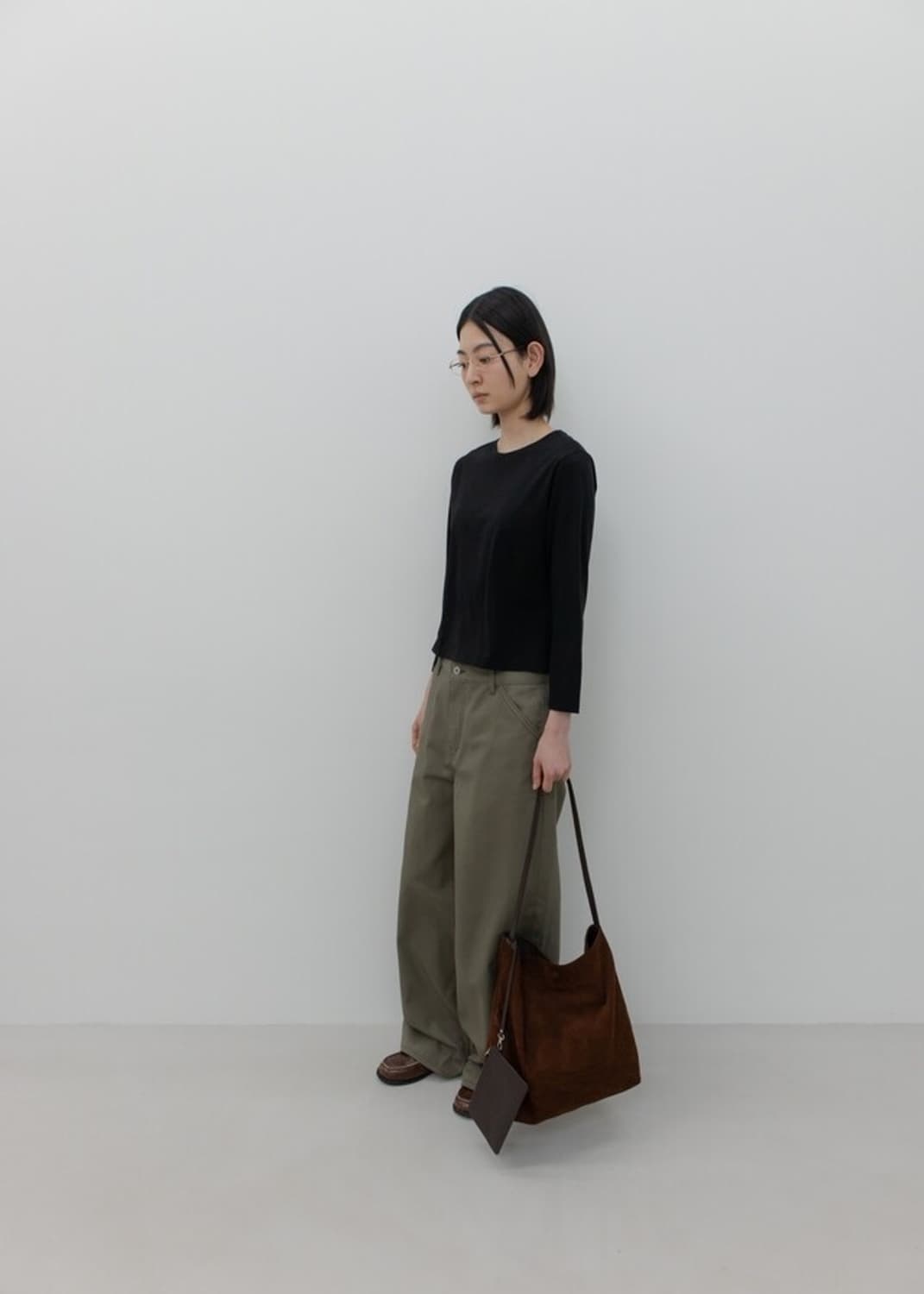 GBH 와이드 신치백 진 카키 S 상품이미지1