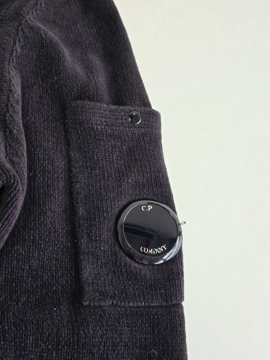 C.P. 컴퍼니 코튼 크루넥 니트 블랙 48 상품이미지4