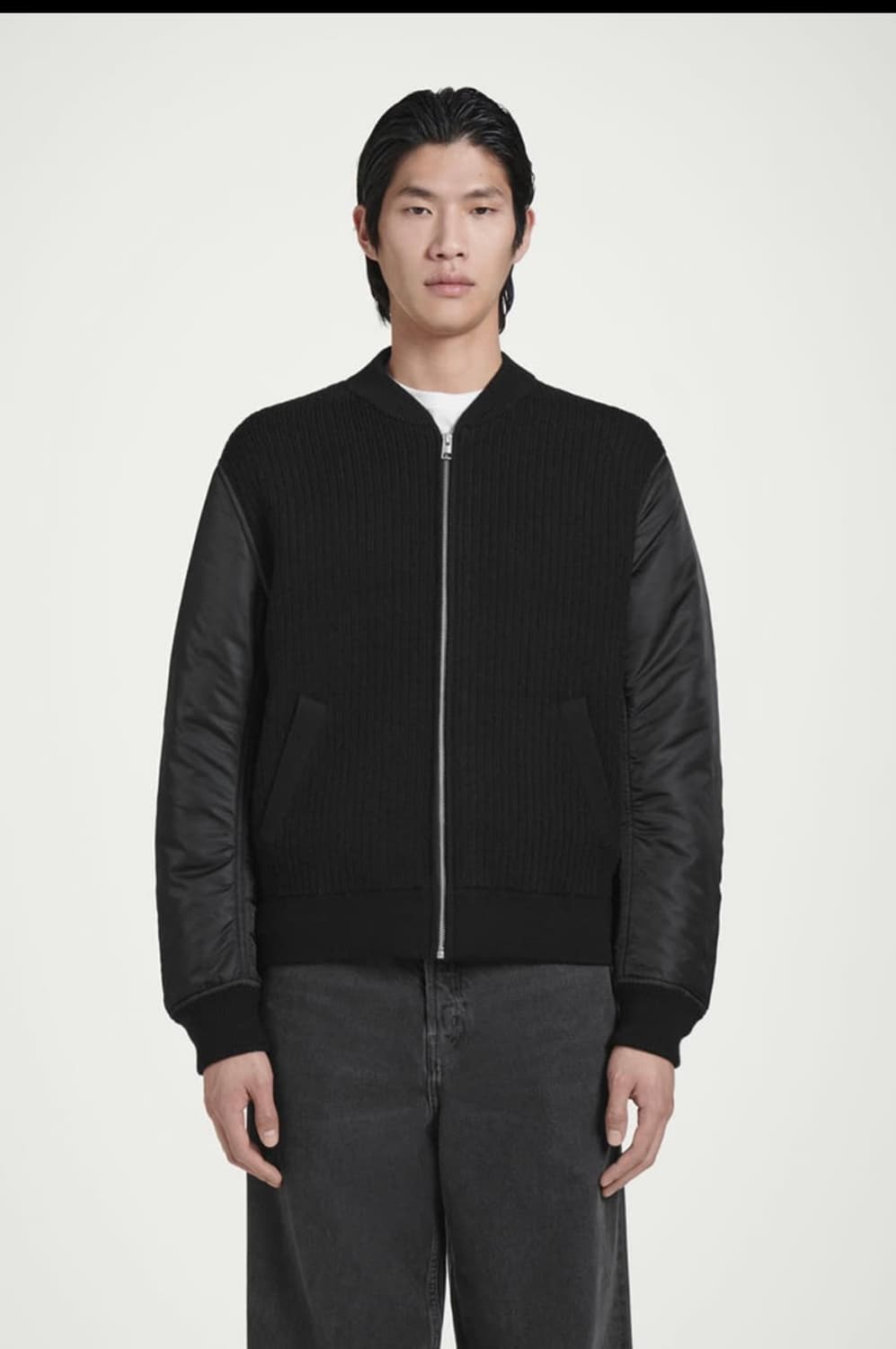COS 블랙 봄버 자켓 메리노자켓 상품이미지3