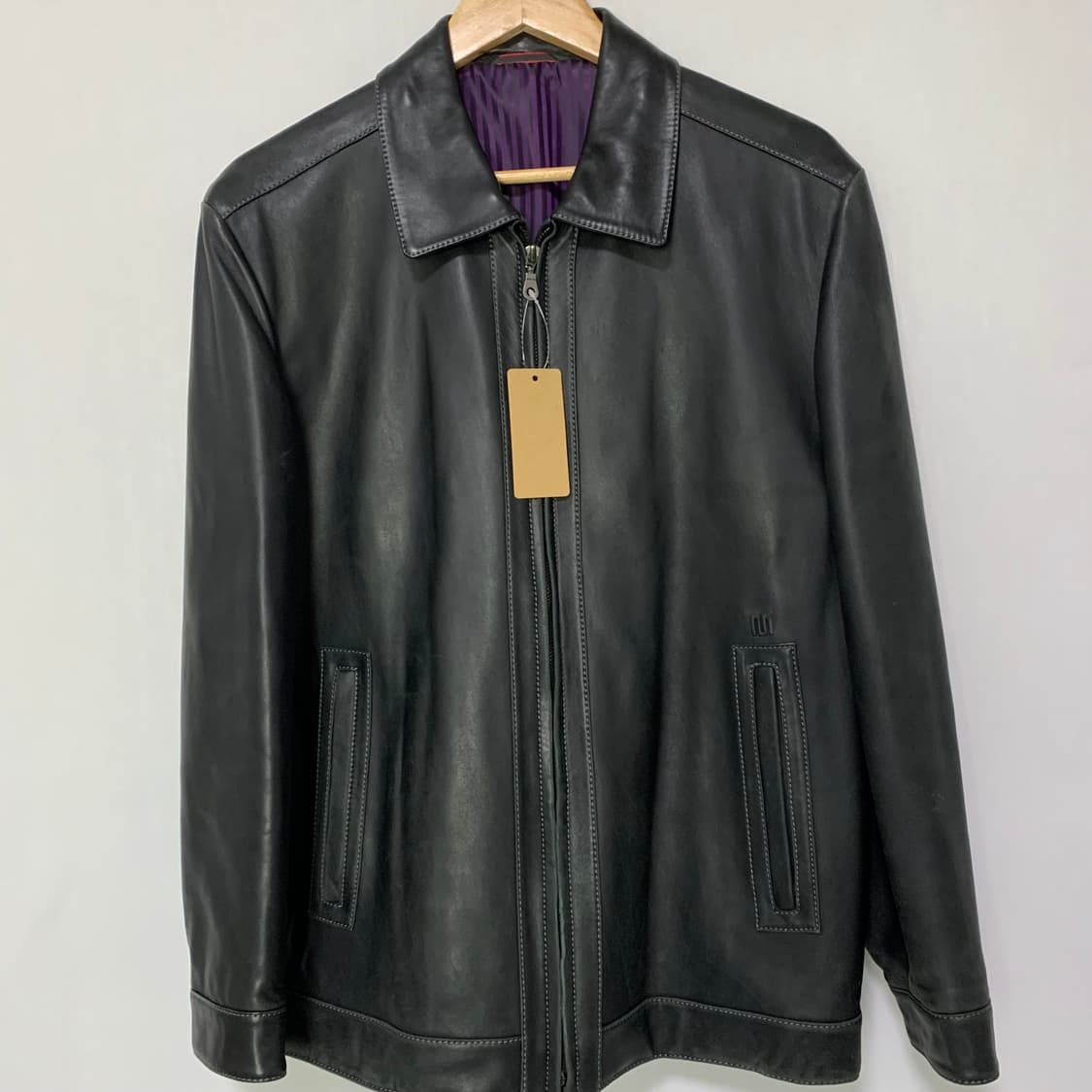 빈티지 양가죽 리얼레더 자켓 남성 집업 100 사이즈 상품이미지2