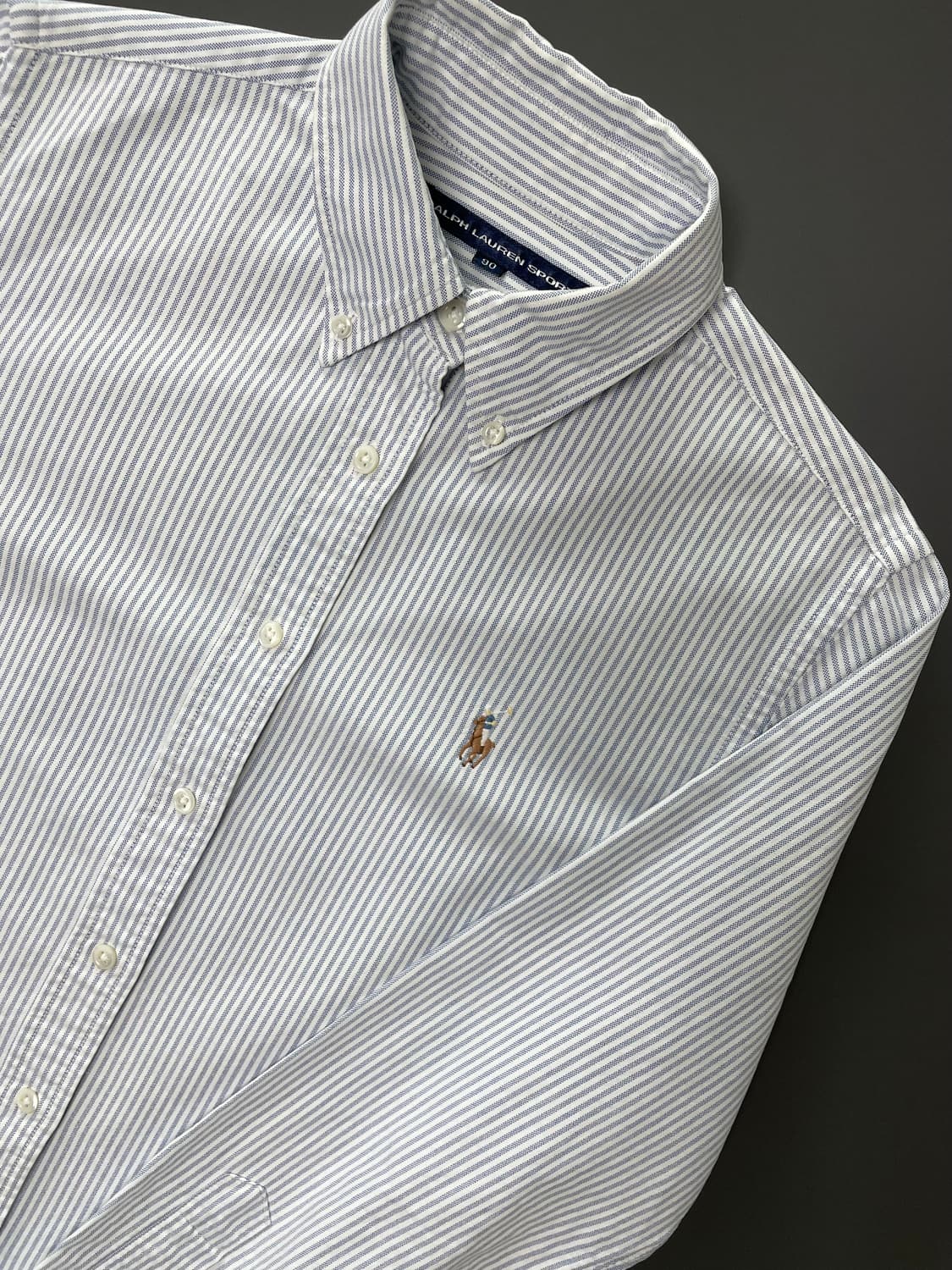 [M] 폴로 랄프로렌 여성 옥스포드 스트라이프 셔츠 상품이미지2