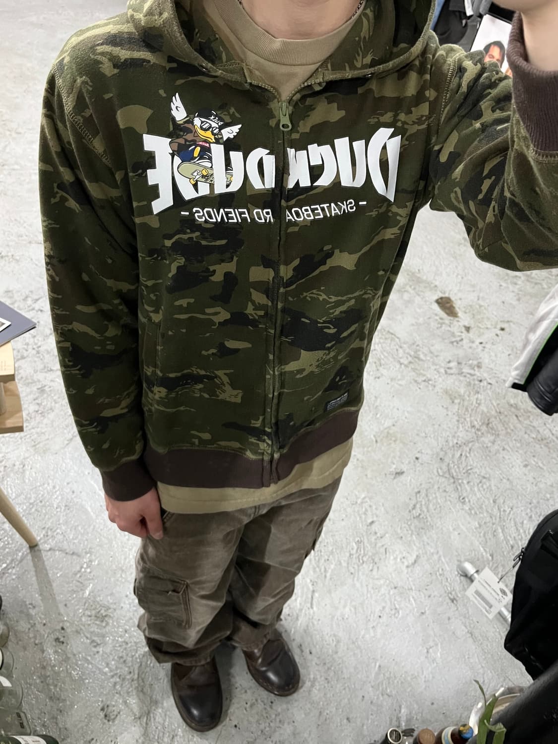 B ONE SOUL camo hood zip up 상품이미지1