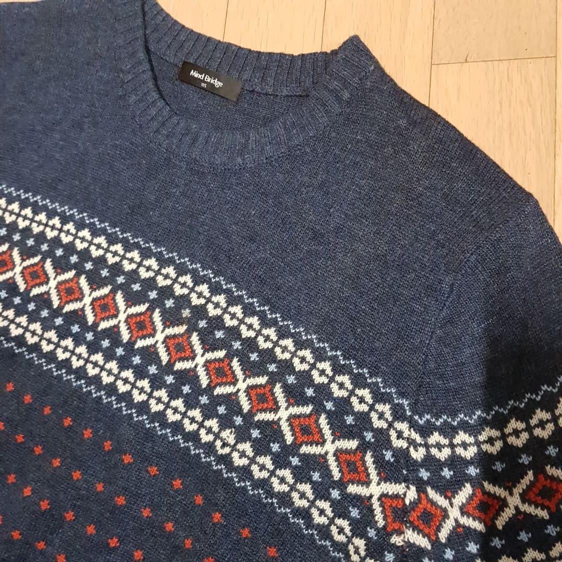 100-105 / 마인드브리지 패턴 니트 / 2용 상품이미지3