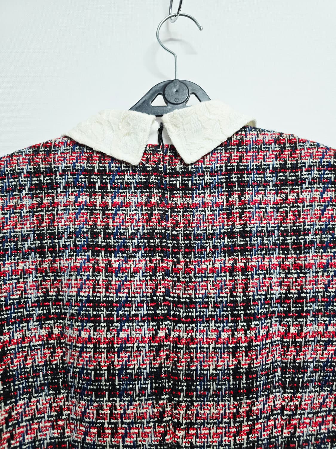 SI 트위드 원피스 카라넥 55사이즈 상품이미지6