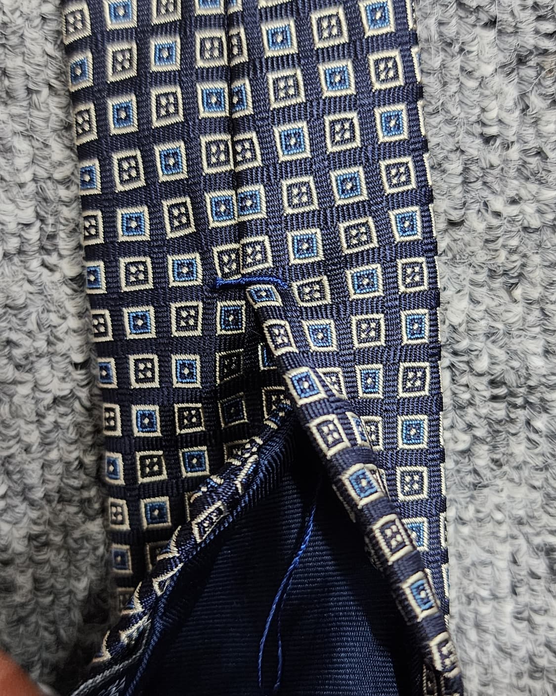 빈티지 폴로 랄프로렌 메이드인 이탈리아 패턴 실크 넥타이 상품이미지3