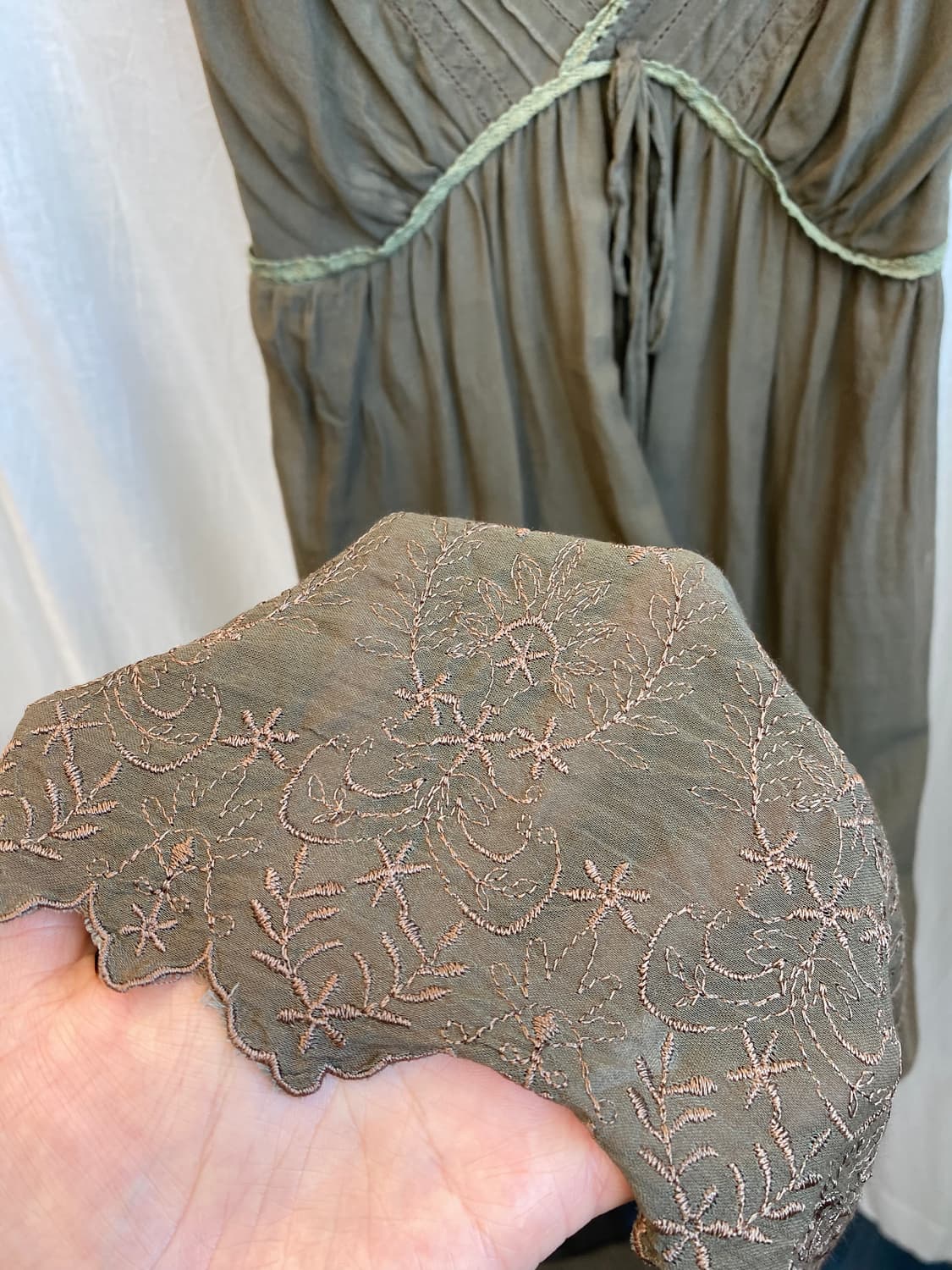 PAVOT CLING 카키 롱슬리브리스탑(M) 상품이미지6