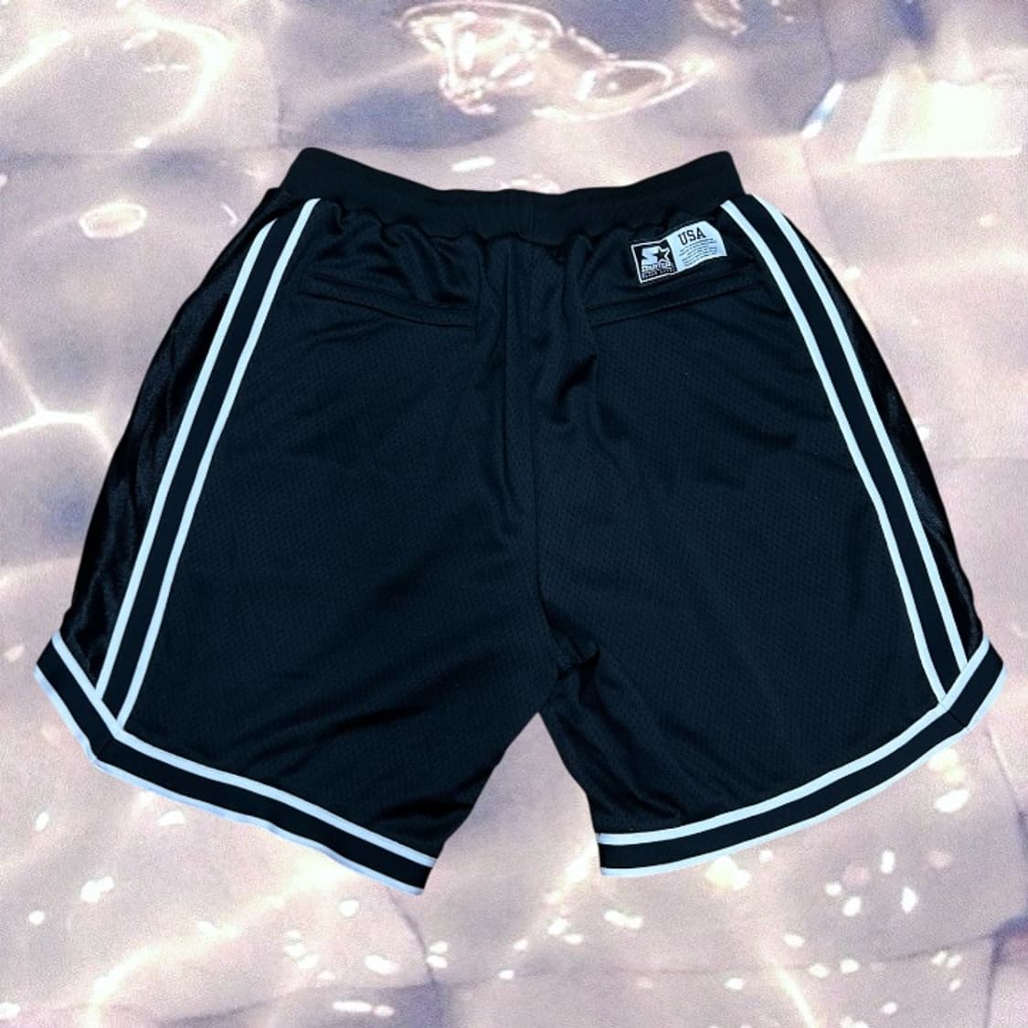 스타터 버뮤다 반바지 쇼츠 져지 트랙팬츠 블랙 XL 상품이미지4