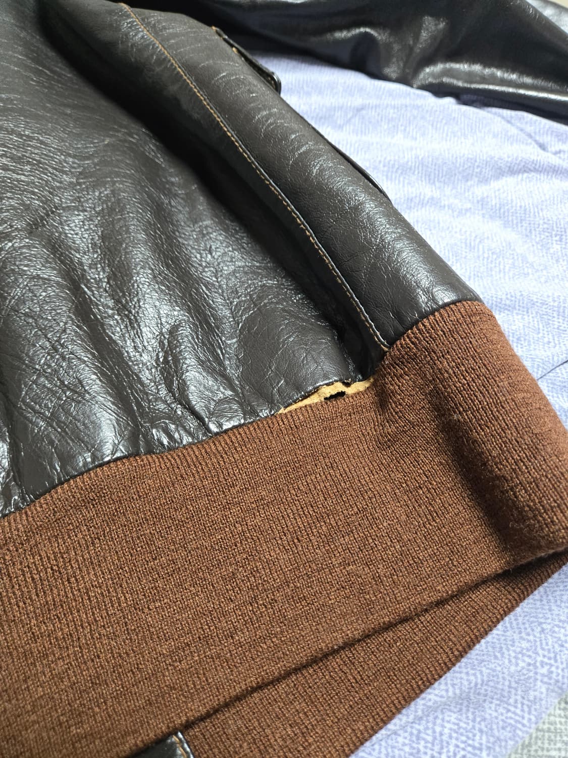 마스터필름 홀스하이드 A-2자켓 상품이미지8