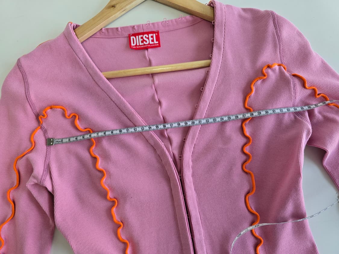 디젤 T 리바스 스트레치 리브 가디건 XS 상품이미지4