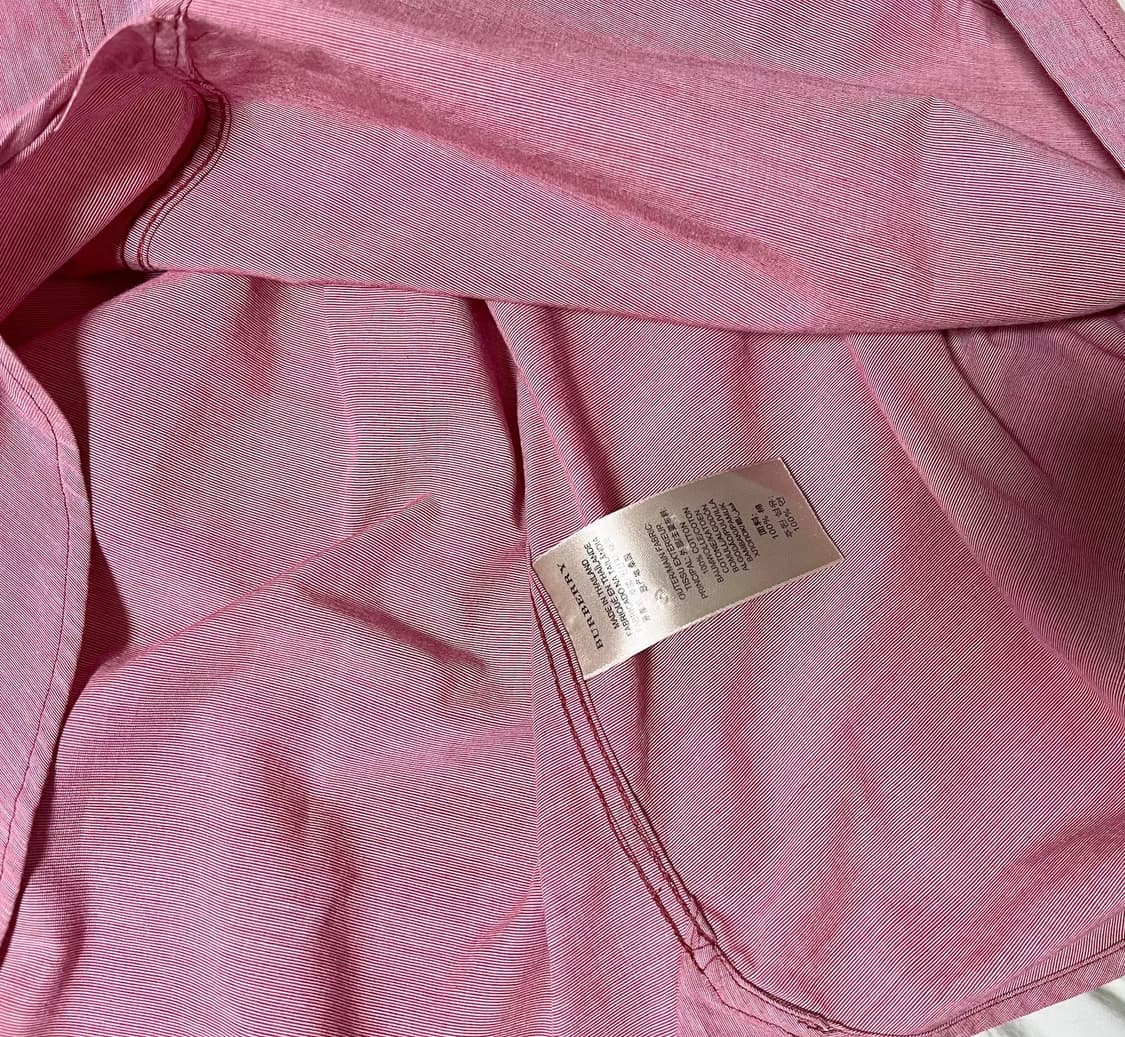 버버리 브릿 핑크 남방 셔츠L 상품이미지7
