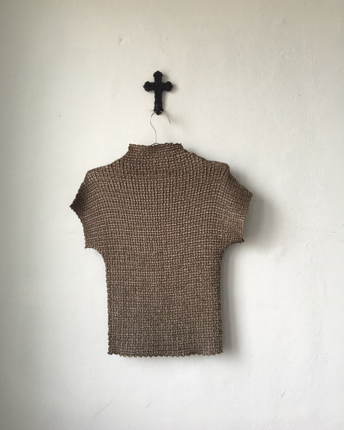 pleats high neck top 상품이미지3