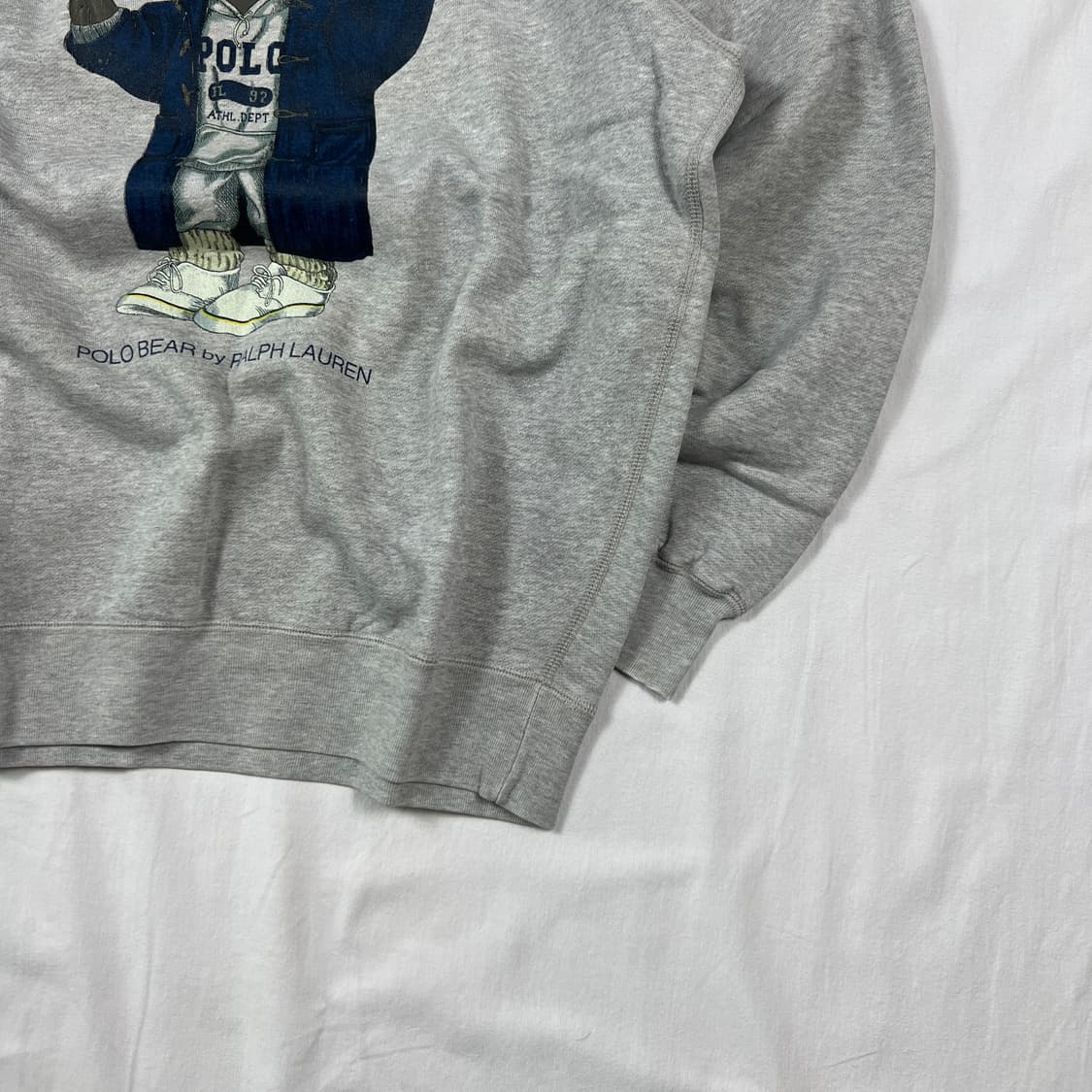 90‘s 92년도 폴로랄프로렌 polo 베어 fl92 맨투맨 상품이미지3